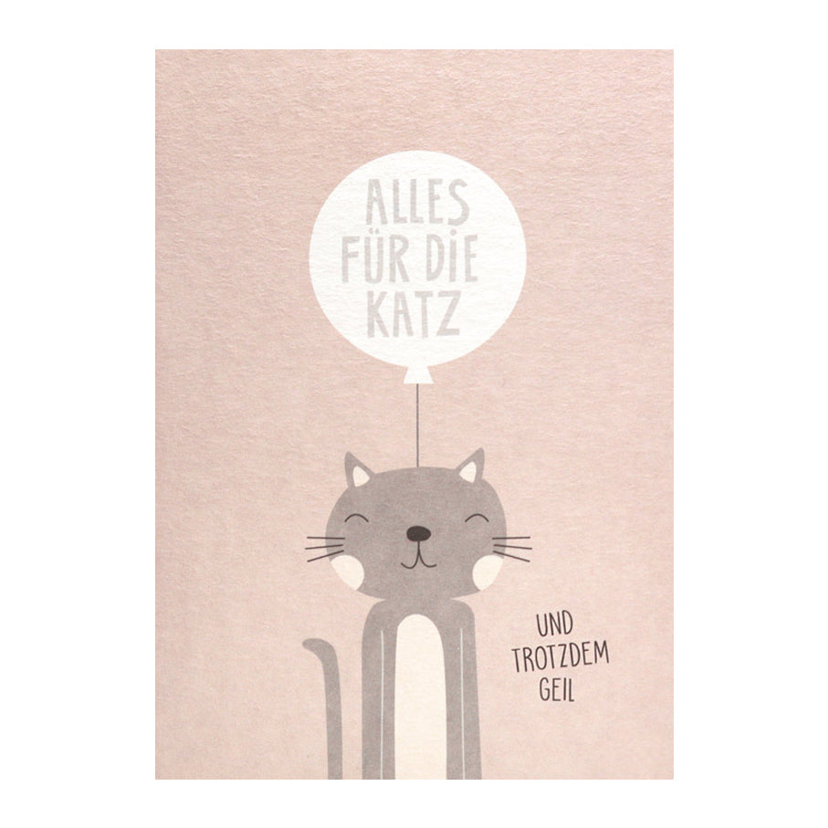 Karte - Alles für die Katz