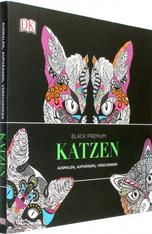 Ausmalbuch - Black Premium. Katzen