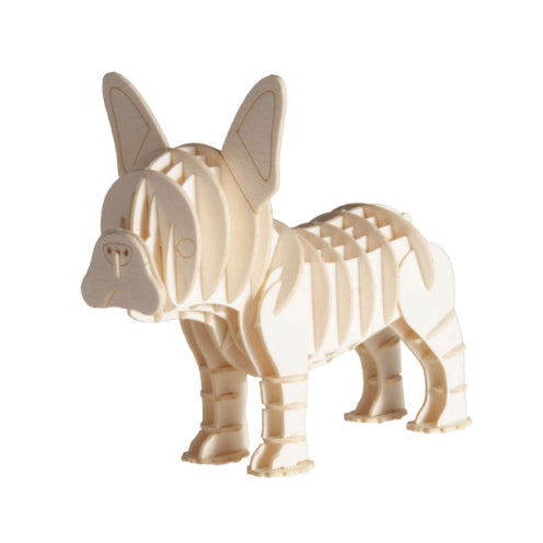 Papier-Modell - Bulldogge aus Karton